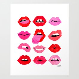 Lips Art Prints For Any Decor Style Society6