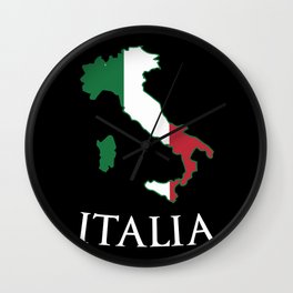 Italy-Italia Wall Clock | Italylogo, Italian, Italypride, Italia, Countries, Italydesign, Italycountry, Italianpride, Italialogo, Digital 