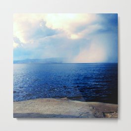 Hydra Metal Print | Love, Hydra, Sea, Greece, Landscape, Blue, Digital, Nature, Color, Greek 