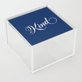 Be Kind Blue Inspirational Acrylic Box