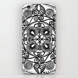 Geometric art iPhone Skin