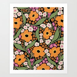Floral pattern III Art Print