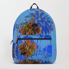 bh palm Backpack | Double Exposure, Photo, Digital, Color 