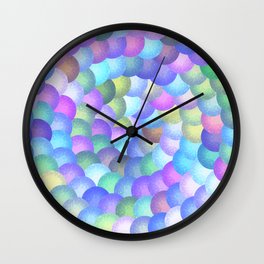 Colorful, iridescent, pearls or bubbles Wall Clock | Colorfulbeads, Happydesign, Beads, Colourful, Graphicdesign, Rainbowcolors, Colorfulbubbles, Fineart, Modernart, Colorfulballs 