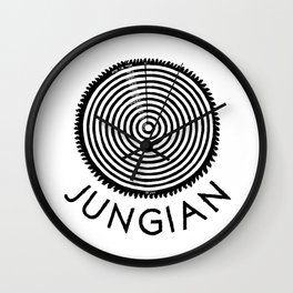 Jungian Wall Clock | Psycology, Carl, Graphicdesign, Typography, Digital, Gustav, Jungian, Jung 