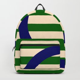 GEOMETRY BLUE&GREEN III Backpack | Abstract, Pattern, Green, Graphic, Bluuk, Digital, Geometric, Pop Art, Geometry, Vector 