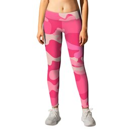 Girly Pink Camouflage Urban Explorer Camo Pattern Leggings | Urbancamo, Trendyabstract, Pinkcamo, Contemporary, Monochromeminimal, Solidcolors, Minimalismart, Gradient, Preppy, Simpleplain 