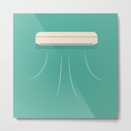 air conditioner ac cool Metal Print | Unique, Animation, Fresh, Pattern, Animated, Illustration, Simple, Graphicdesign, Elektro 