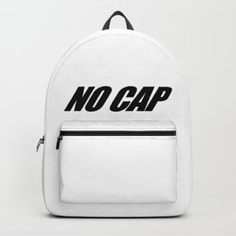 NO CAP Black Minimal Backpack | Nyc, Nolie, Dopestreetslang, Coolslang, Urban, Dopequotes, Nocapandco, Dopequote, Coolquote, Coolquotes 
