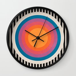 Vintage California Sun Wall Clock | La, Retro, California, 90S, 70S, Vhs, Boho, Bohemian, Mid Century, Bauhaus 
