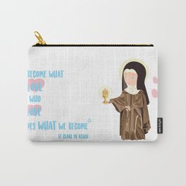St.Clare of Assisi Carry-All Pouch