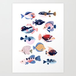 Tropical Fish Art Prints to Match Any Home's Decor | Society6
