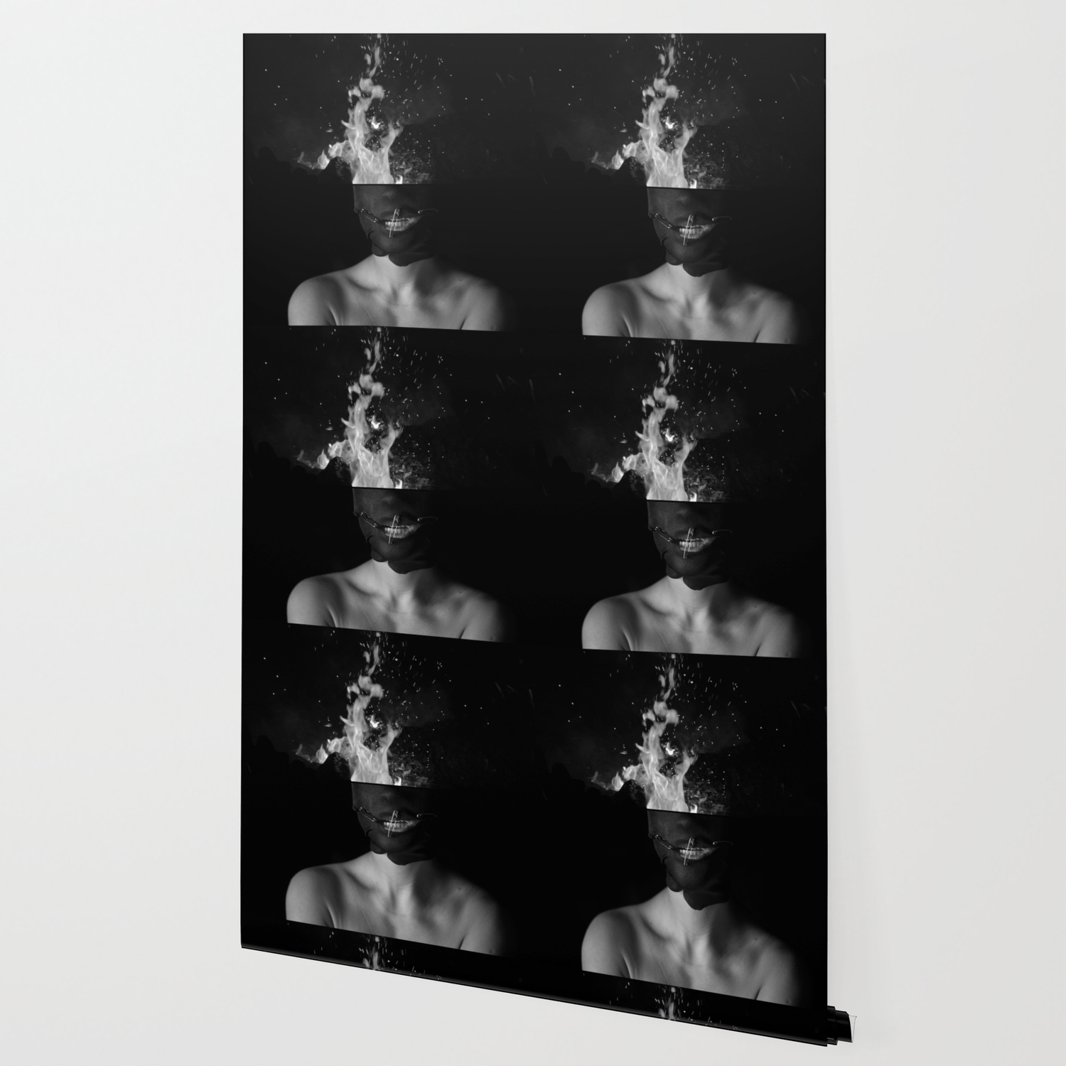 Hot Girl Abstract Art Wallpaper By Nicnak0x0 Society6