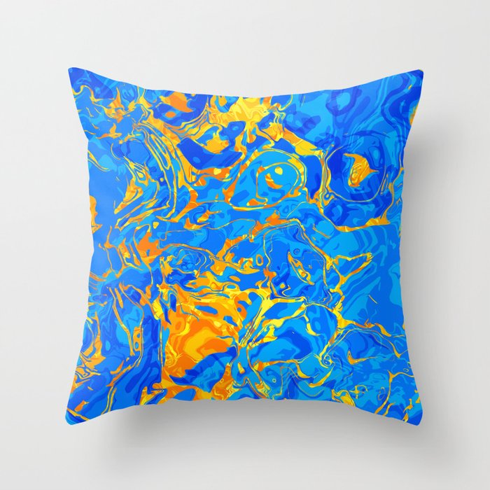 Abstract Design Throw Pillow