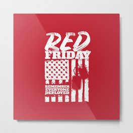 Red Friday American Military Metal Print | Americansoldier, Onfriday, Americanflag, Wewearred, Militaryfamily, Bkg1, Soldier, Redfriday, Militarydad, Militarymom 