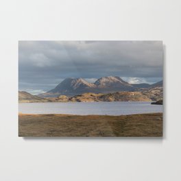 The Road to Achiltibuie Metal Print | Digital, Color, Achiltibuie, Landscape, Greatbritain, Lochs, Photo, Munros, Scotland, Highlands 