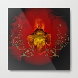 The god Ganesha Metal Print | Indian, Culture, Ganesha, Hinduism, Elephant, Symbol, Traditional, India, Asian, Head 