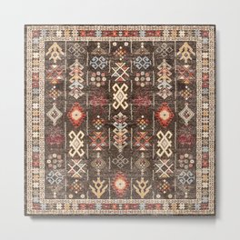 Bohemian Traditional Berber Handmade Moroccan Style Metal Print