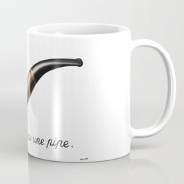 The Treachery of Images by Rene Magritte Coffee Mug | Wind, Treacheryofimages, Meta, Painting, Message, Not, French, Treachery, Rene, Deux 