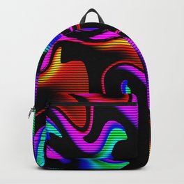 Psychedelic fluorescent graffiti Backpack | Graffiti, Fluorescent, Neon, Graphicdesign, Fractal, Special, Rainbow, Unreal, Ornament, Retro 