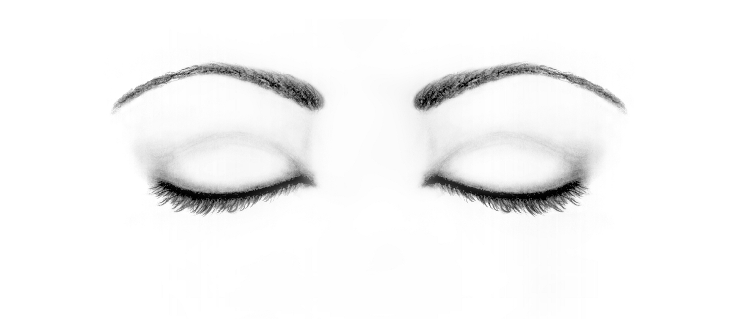 Closed Eyes Original Sketch Drawing Eyes Art Apparel And