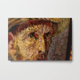 Vincent van Gogh's Eyes portrait painting Metal Print | Painting, Paris, Beautiful, France, Holland, Metropolitanmuseum, Fineart, Stilllife, Auverssuroise, Vincentvangogh 