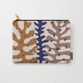 Plant Composition III Carry-All Pouch | Pattern, Geometry, Coral, Abstract, Grunge, Nude, Collage, Paper, Branch, Shape 
