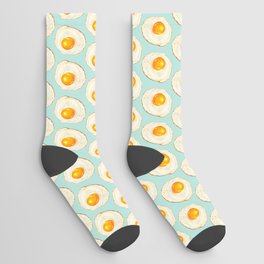 Egg Pattern - Blue Socks