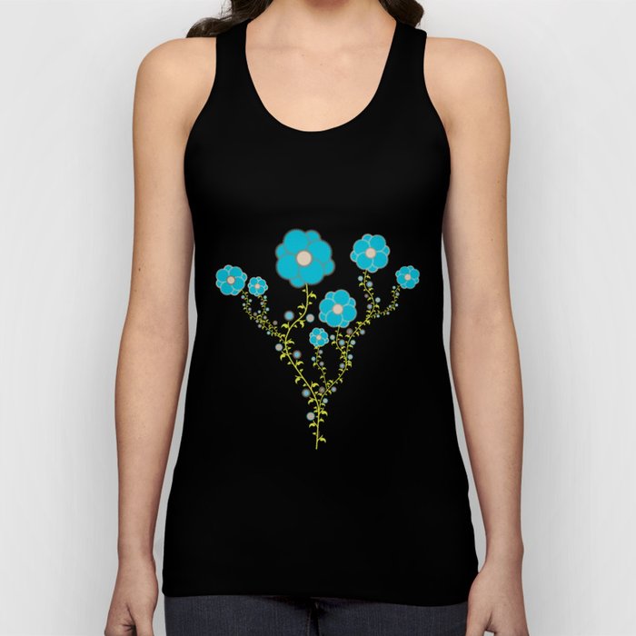 Blue roses Unisex Tank Top Blue roses Unisex Tank Top