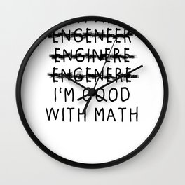Engineer gift students and graduates diploma Wall Clock | Profession, Saying, Study, Technician, Diploma, Work, Funny, Graphicdesign, Funnysayings, Engineer 