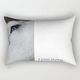 Husky eye Rectangular Pillow