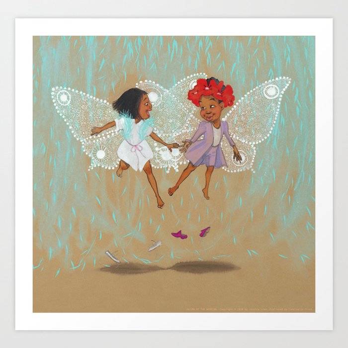 Fairies! Art Print | Painting, Watercolor, Gouache, Illustration, Picture-book, Juliànatthewedding, Julianatthewedding, Jessicalove