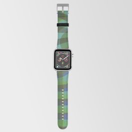 Green squared Apple Watch Band | Square, Squared, Geometry, Curated, Green, Drawing, Check, Modern, Simple, Plaid 