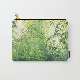 unreal green - hazy summer forest Carry-All Pouch