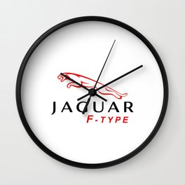 Jaguar F-Type logo Wall Clock | Logo, Graphicdesign, Jaguarf Type, Jaguar, F Typelogo 