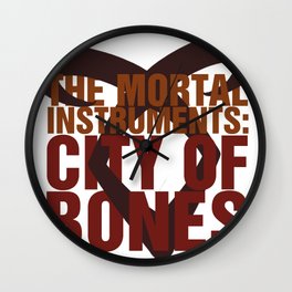 The Mortal Instruments: City of Bones Wall Clock | Typography, Graphic Design, Movies & TV, Digital 