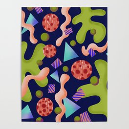Shapes Pattern -4- Poster