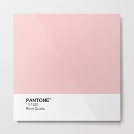 Pantone - Rose Quartz Metal Print | 13 1520, Pantone, Digital, Trend, Swatch, Pattern, Swatches, Quartz, Trendy, Rose 