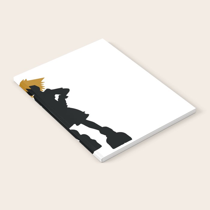 Sora Keyblade Silhouette Notebook by AaronH Society6