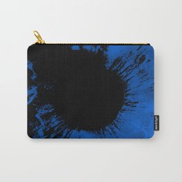 Eye iris transformed into an abstract explosion in blue and black tones. Carry-All Pouch | Blueeye, Artoncanvas, Modernism, Avantgarde, Fresh, Homedecor, Vision, Vintage, Psychedelic, Architecture 