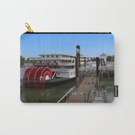 Delta King  Riverboat Carry-All Pouch | Riverwater, California, Photo, Sacramento, Color, Christianeschulze, Deltaking, Vintageboat, Steamboat, Apparel 