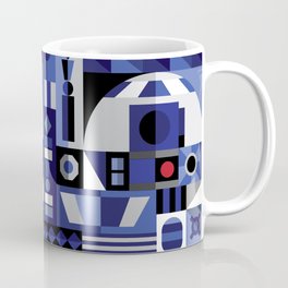 "R2-D2 Grid" by Happyminders Coffee Mug | Droid, Happyminders, Curated, Galactic Republic, Graphicdesign, R2 D2, Geometric, Star Wars, Resistance 