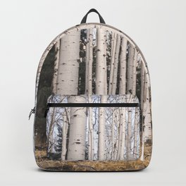 Trees of Reason - Birch Forest Backpack | Woodland, Photo, Birch, Flagstaff, Aspen, Dreamy, Pattern, Ourdoors, Tree, Forest 