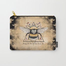 Gold Bee Art Carry-All Pouch