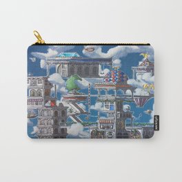 1Bd, 1Bth, 10k/mo TENANT PAYS UTILITIES Carry-All Pouch | Dream, Fun, Cartoon, Acrylic, Blue, Architecture, Videogame, Painting, Sky, Clouds 