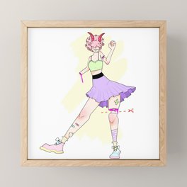 Pastel Gore Framed Mini Art Prints For Any Decor Style Society6,Line Drawing Of Monarch Butterfly