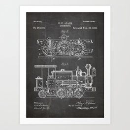 Steam Train Art Prints For Any Decor Style Society6