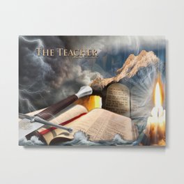 The Teacher 5 Fold Ministries by David Munoz Metal Print | Illustration, Ink, Typography, Graphicdesign, Pop Art, Digital, Oil 