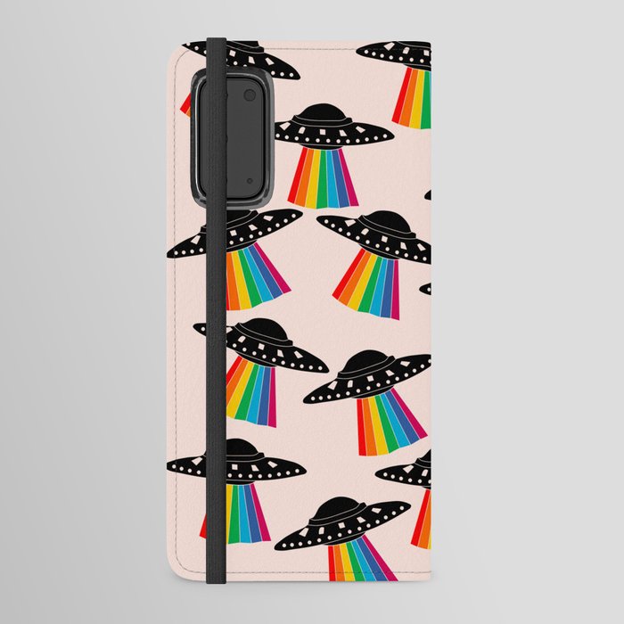 Cute UFO Android Wallet Case