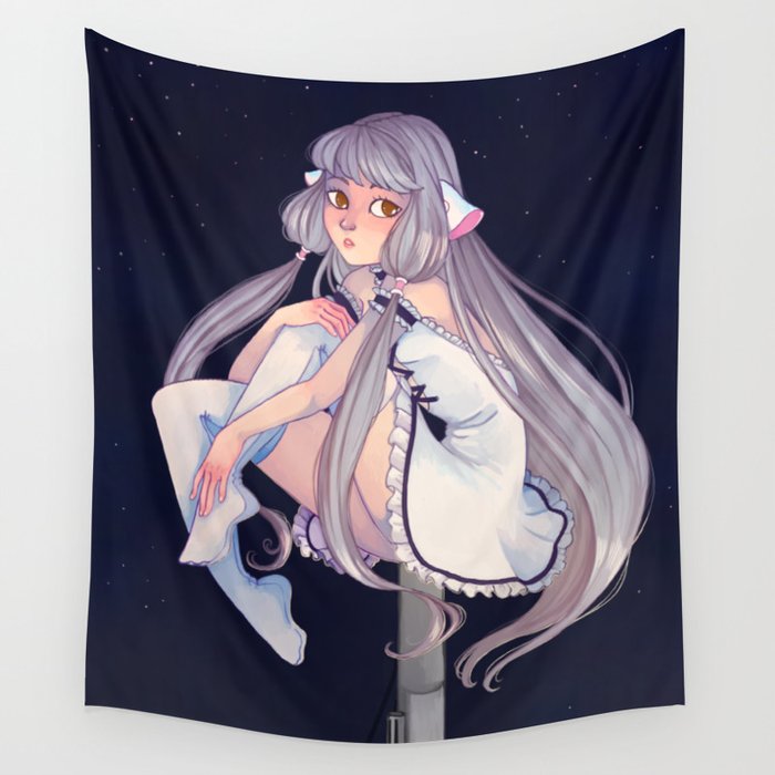Wallpaper Chi Chobits Wall Tapestry By Themeltingmoon Society6 Desktop Wallpaper